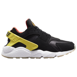 Women's - Nike Air Huarache - Black/Yellow/White