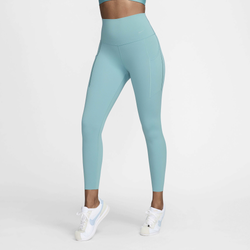 Women's - Nike Universal High Rise DF 7/8 Tight - Denim Turquoise/Black