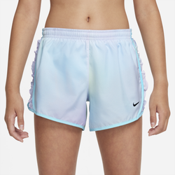 Girls' Grade School - Nike Dri-FIT All Over Print Tempo Shorts - Pink/Blue