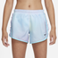 Nike Dri-FIT All Over Print Tempo Shorts - Girls' Grade School Pink/Blue