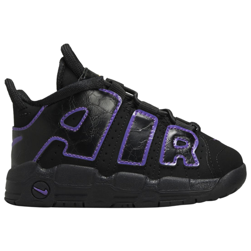 Nike Kids' Boys  Air More Uptempo In Black/black/gold