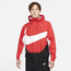 Nike Swoosh Woven LND Jacket - Men's Red/White