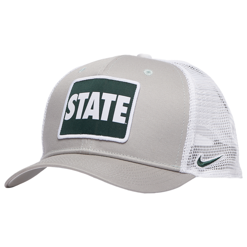 

Nike Mens Nike Michigan State Mantra Trucker Cap - Mens White/Grey Size One Size