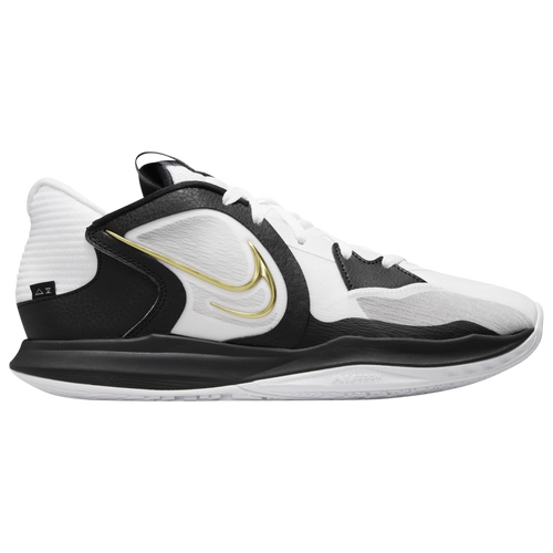 Nike Kyrie 5 Low Basketball Shoes In White/gold/black