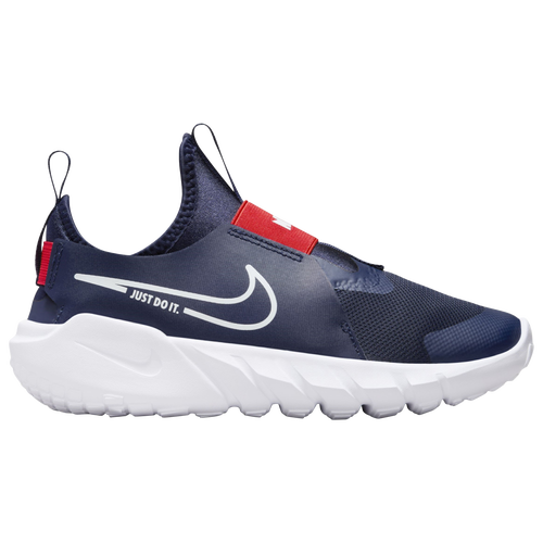 

Boys Nike Nike Flex Runner 2 - Boys' Grade School Running Shoe Midnight Navy/Picante Red/White Size 06.5