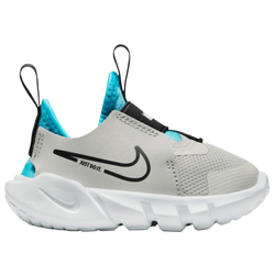 Boys' Toddler - Nike Flex Runner 2 - Light Iron Ore/Black/Blue Lightning