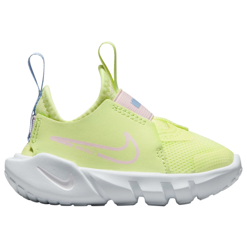 Nike Kids' Girls  Flex Runner 2 In Citron Tint/pearl Pink/cobalt Bliss