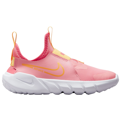 Nike Kids' Girls  Flex Runner 2 In Coral Chalk/citron Pulse/white