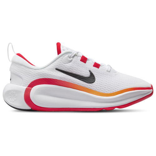

Boys Nike Nike Kidfinity - Boys' Grade School Running Shoe White/Black/Picante Red Size 07.0