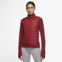 Women's - Nike TF Aero Jacket - Red/Silver