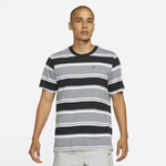 Grey/White- Nike Stripe T-gy/wh