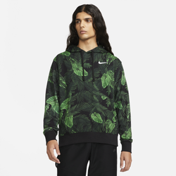 Men's - Nike Pullover Fashion Hoodie - Green/Black
