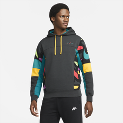 Men's - Nike PLS Pullover Hoodie - Black/Blue/Gold