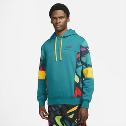 Men's - Nike PLS Pullover Hoodie - Blue/Blue/Gold