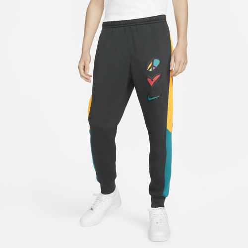 

Nike Mens Nike PLS Joggers - Mens Black/Gold/Blue Size S