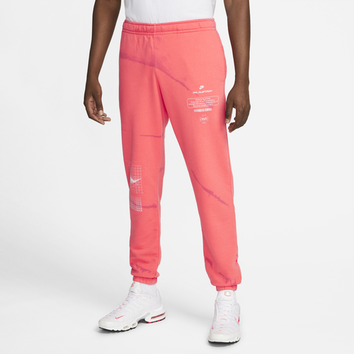

Nike Mens Nike Club Pants - Mens Pink/White Size S