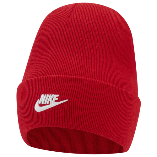 

Nike Mens Nike Futura Utility Beanie - Mens White/Red Size One Size