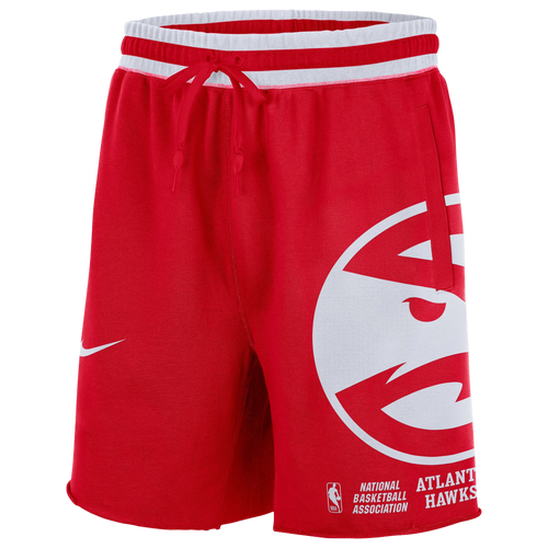 

Nike Mens Nike NBA CTS Fleece Short - Mens Red/Black Size L