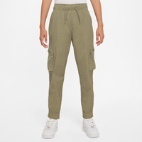 Nike Kids' Sportswear Woven Cargo Pants in Neutral Olive/White at Nordstrom