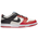 Nike Dunk Low - Boys' Grade School Black/Chile Red