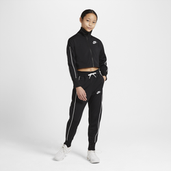 Girls' Grade School - Nike NSW High-waisted Tracksuit - Black/White