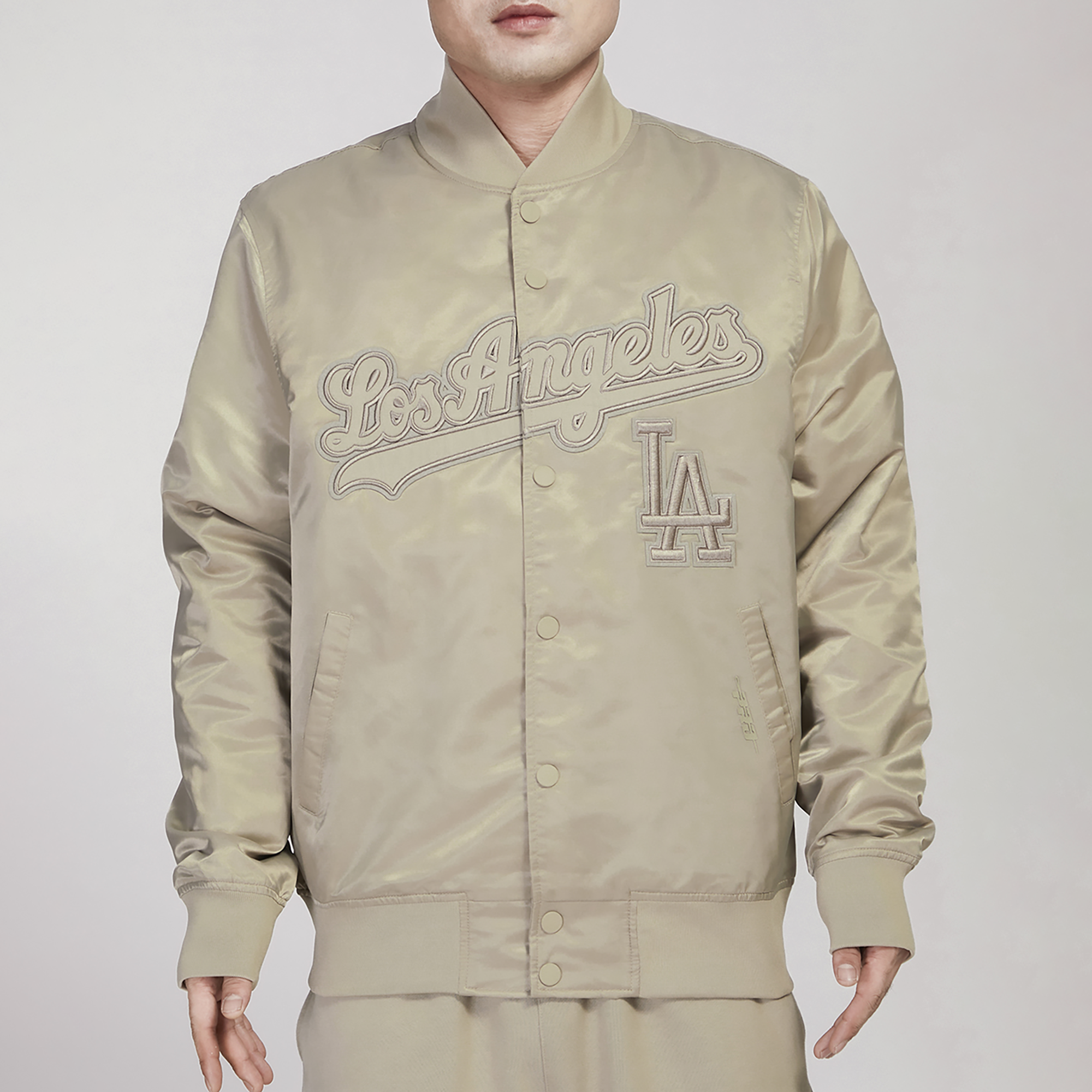 Los Angeles Dodgers Wordmark Satin Jacket 2x