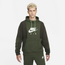 Nike Air Fleece Crew - Men's Green/Volt
