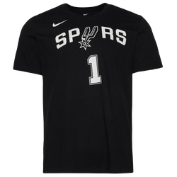 Men's - Nike Spurs Essential Name & Number T-Shirt - Black/White