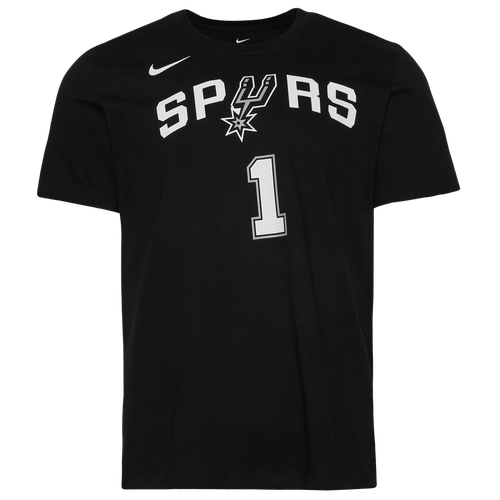  - Nike Spurs Essential Name & Number T-Shirt - Black/White