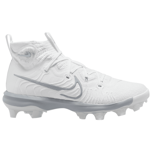 

Nike Mens Nike Alpha Huarache NXT MCS Cleats - Mens Baseball Shoes Pure Platinum/Wolf Grey/White Size 12.0