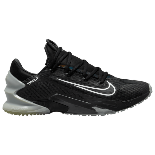 

Nike Mens Nike Force Zoom Trout 8 Turf - Mens Baseball Shoes Dark Smoke Grey/Black/White Size 8.5