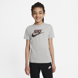 Boys' Grade School - Nike NSW Futura Camo T-Shirt - Gray/Orange