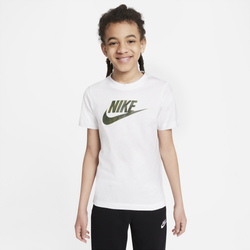 Boys' Grade School - Nike NSW Futura Camo T-Shirt - White