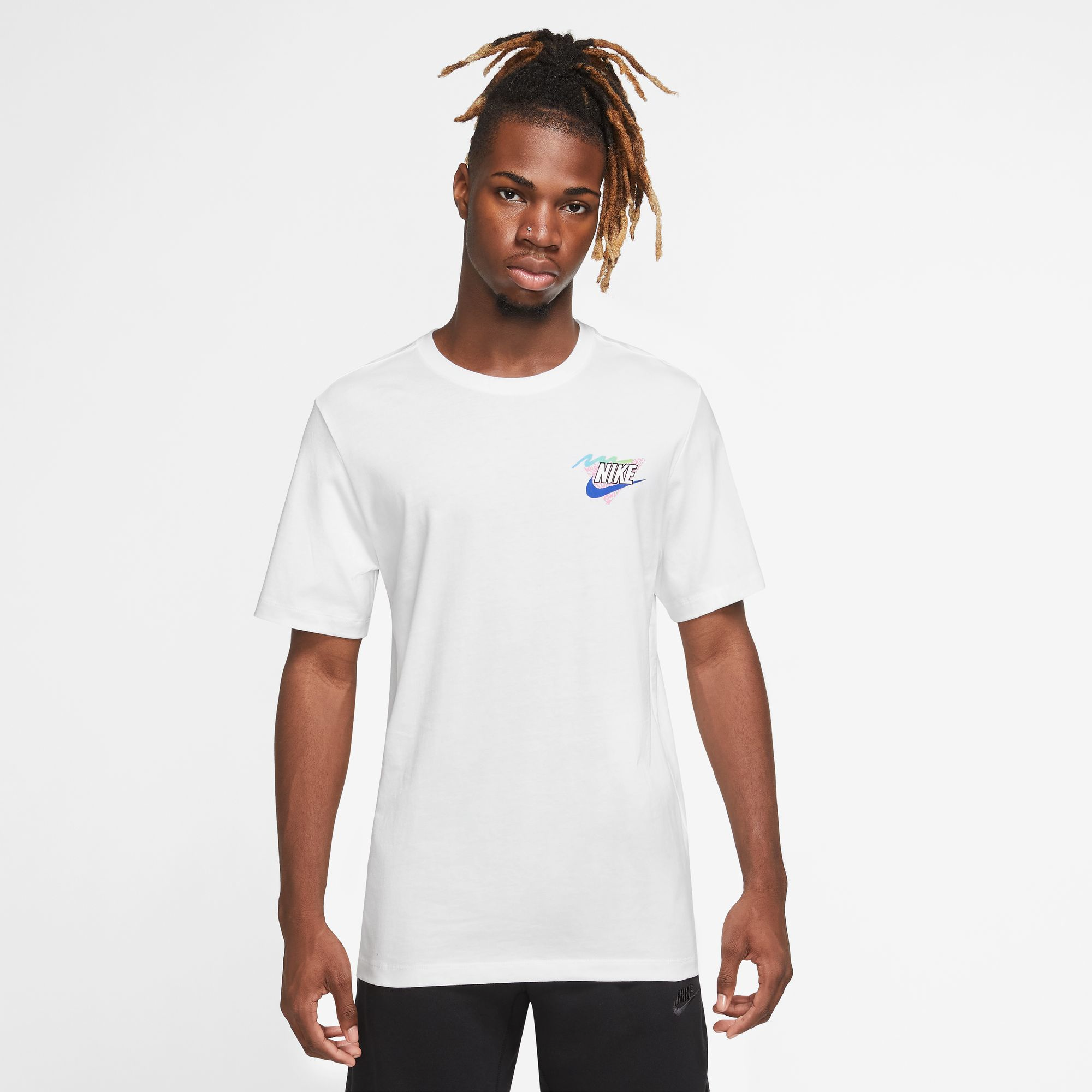 Nike sportswear t shirt 2024 white