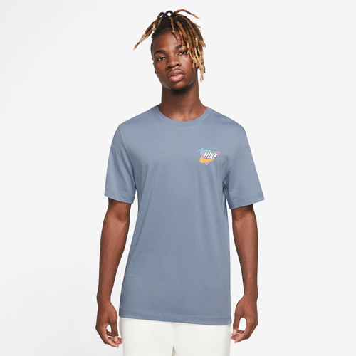 Shop Nike Mens  Beach Pug T-shirt In Grey/grey