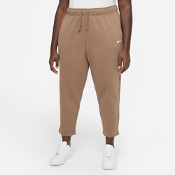 Women's - Nike Plus CLCTN Essential Fleece Pants - Archaeo Brown/White