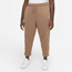 Nike Plus CLCTN Essential Fleece Pants - Women's Archaeo Brown/White