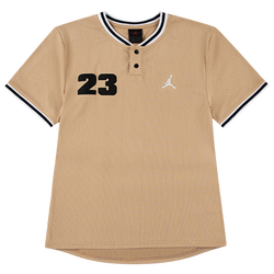 Boys' Grade School - Jordan 23 Elevated Jersey - Hemp/White