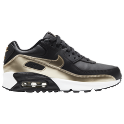 Boys' Grade School - Nike Air Max 90 - Metallic Gold Star/Black/Black