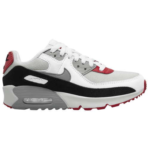 

Nike Boys Nike Air Max 90 - Boys' Grade School Running Shoes White/Gray/Red Size 07.0