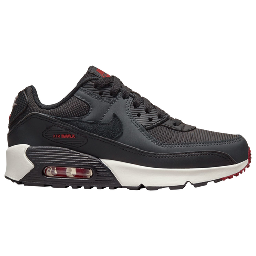 Nike Kids' Boys  Air Max 90 In Anthracite/black/team Red