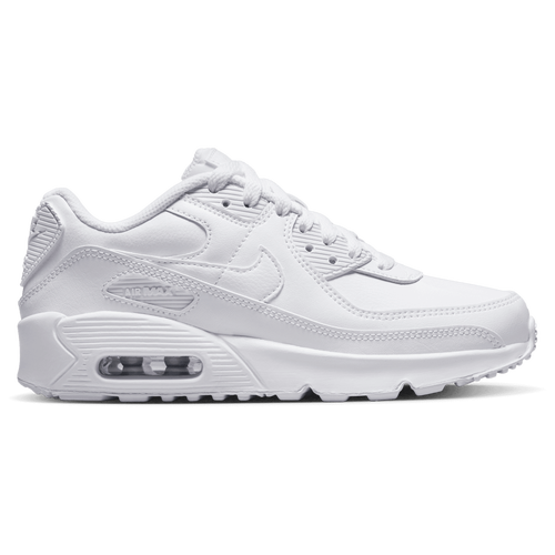 

Nike Boys Nike Air Max 90 - Boys' Grade School Running Shoes White/Met Silver/White Size 07.0