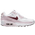 Nike Air Max 90 - Girls' Grade School White/Pink/Beetroot