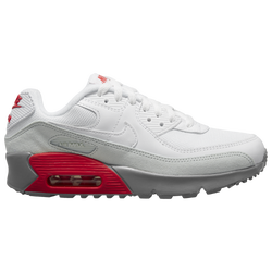 Boys' Grade School - Nike Air Max 90  - White/White
