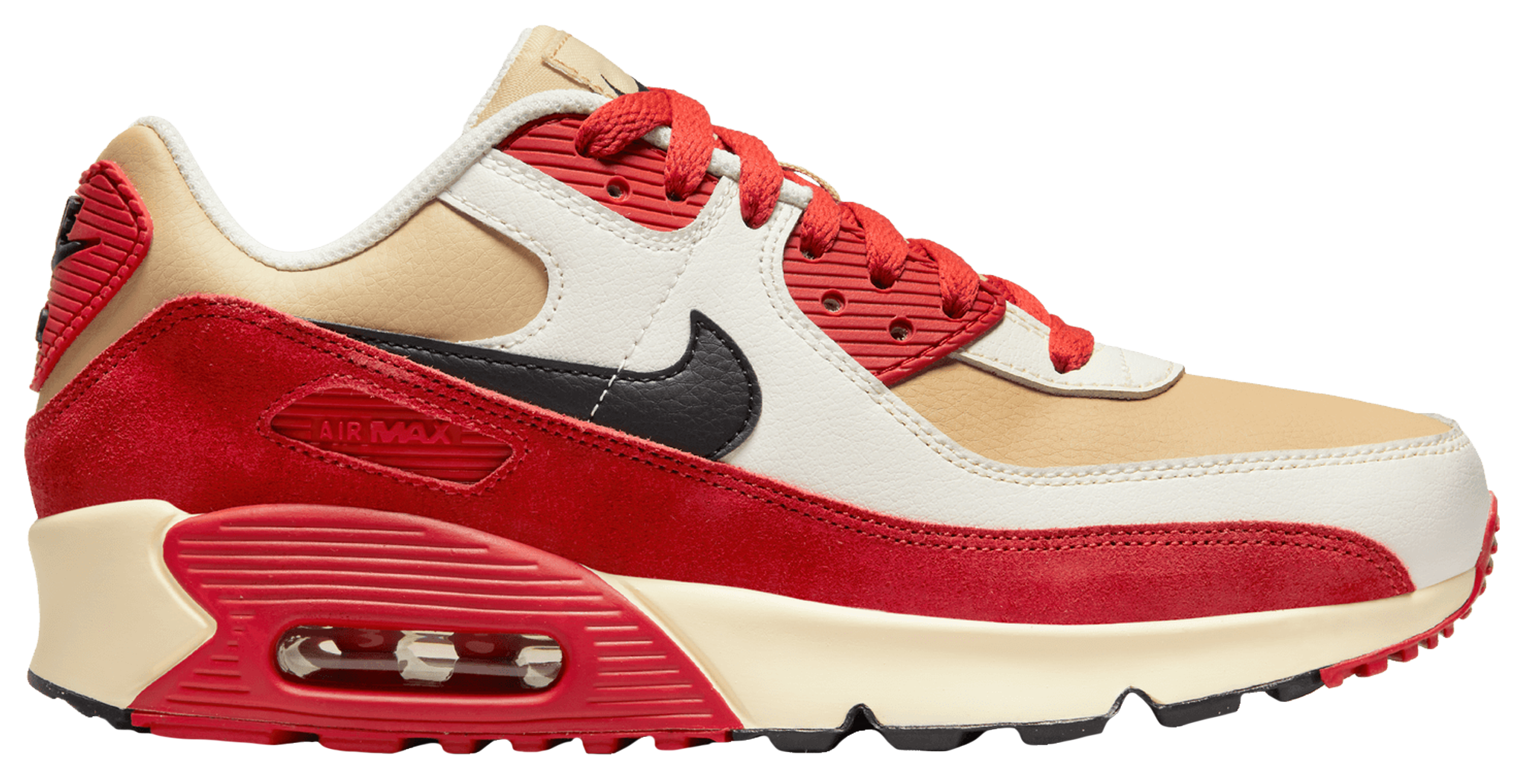 Air max 90 red and white