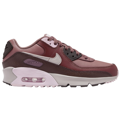 

Girls Nike Nike Air Max 90 LTR - Girls' Grade School Shoe Earth/Dark Pony/Smokey Mauve Size 03.5