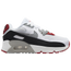 Nike Air Max 90 Leather - Boys' Preschool Photon Dust/Particle Grey/Varsity Red