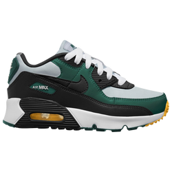 Boys' Preschool - Nike Air Max 90 - Pure Platinum/Black/Gorge Green