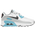 Nike Air Max 90 - Boys' Preschool White/Iron Grey/Light Fusion Red