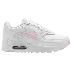 Boys' Preschool - Nike Air Max 90 - White/Pink Foam/White